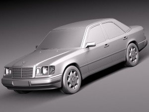 Mercedes-Benz W124 E-class 1984-1997 3D Model