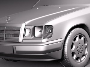 Mercedes-Benz W124 E-class 1984-1997 3D Model