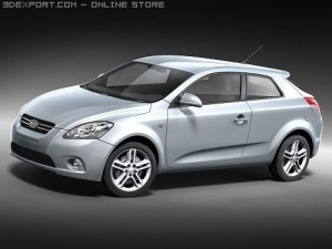 Kia Pro Ceed 3D Model