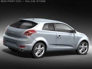 Kia Pro Ceed 3D Model