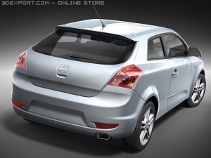 Kia Pro Ceed 3D Model