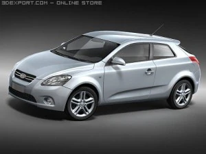 Kia Pro Ceed midpoly Modelo 3D