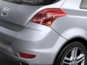 Kia Pro Ceed midpoly 3D Model