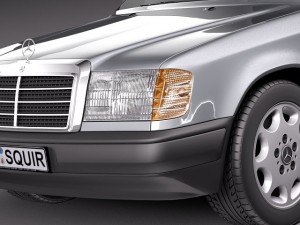 Mercedes-Benz E-class W124 Kombi 3D 모델