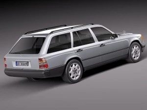 Mercedes-Benz E-class W124 Kombi 3D Model