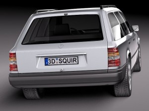 Mercedes-Benz E-class W124 Kombi 3D 모델