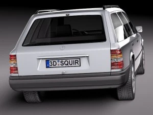 Mercedes-Benz E-class W124 Kombi 3D Model