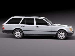 Mercedes-Benz E-class W124 Kombi 3D 모델