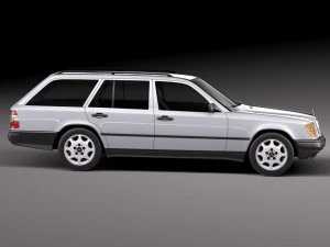 Mercedes-Benz E-class W124 Kombi 3D Model