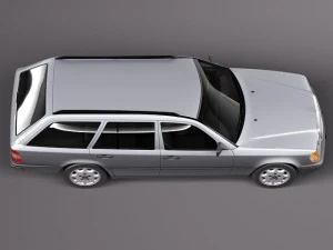 Mercedes-Benz E-class W124 Kombi 3D Model