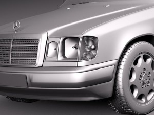 Mercedes-Benz E-class W124 Kombi 3D 모델