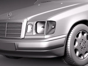 Mercedes-Benz E-class W124 Kombi 3D Model