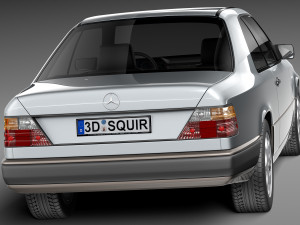 Mercedes-Benz E-class W124 Coupe 3D Model