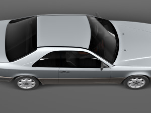 Mercedes-Benz E-class W124 Coupe 3D Model
