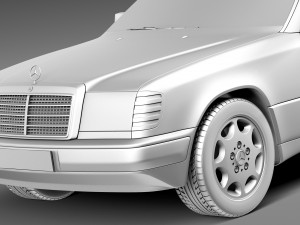 Mercedes-Benz E-class W124 Coupe 3D Model