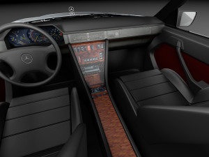 Mercedes-Benz E-class W124 Coupe 3D Model
