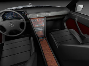 Mercedes-Benz E-class W124 Coupe 3D Model