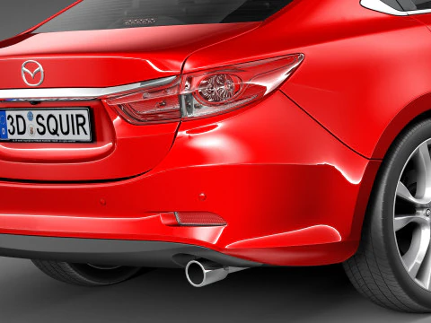 Mazda 6 Sedan 2013 3D Model