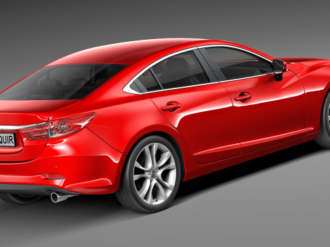 Mazda 6 Sedan 2013 3D 模型