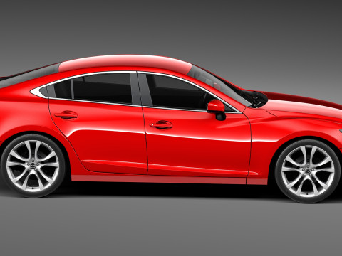 Mazda 6 Sedan 2013 3D 模型