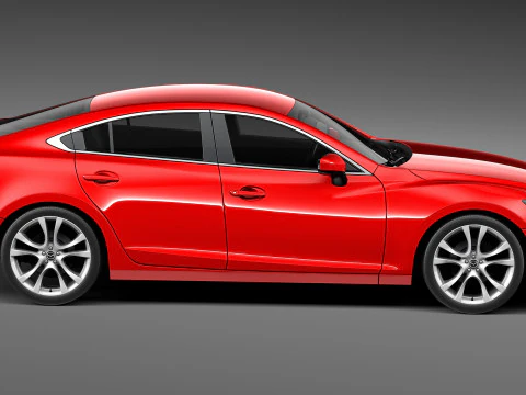 Mazda 6 Sedan 2013 3D Model