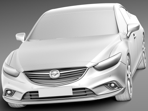 Mazda 6 Sedan 2013 3D 模型