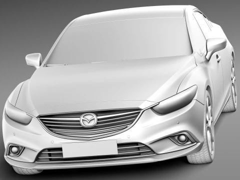 Mazda 6 Sedan 2013 3D Model