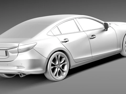 Mazda 6 Sedan 2013 3D Model