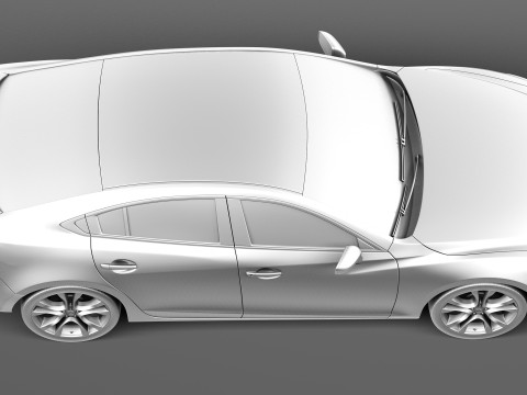 Mazda 6 Sedan 2013 3D 模型