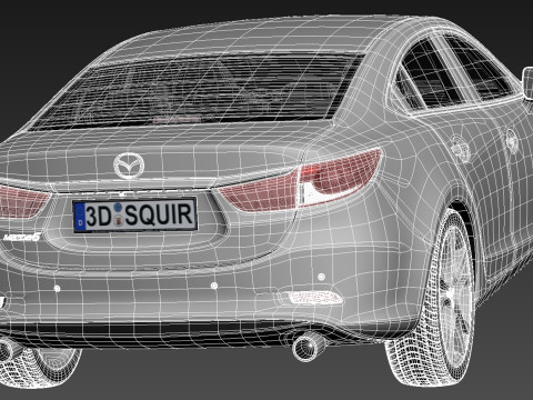 Mazda 6 Sedan 2013 3D 模型