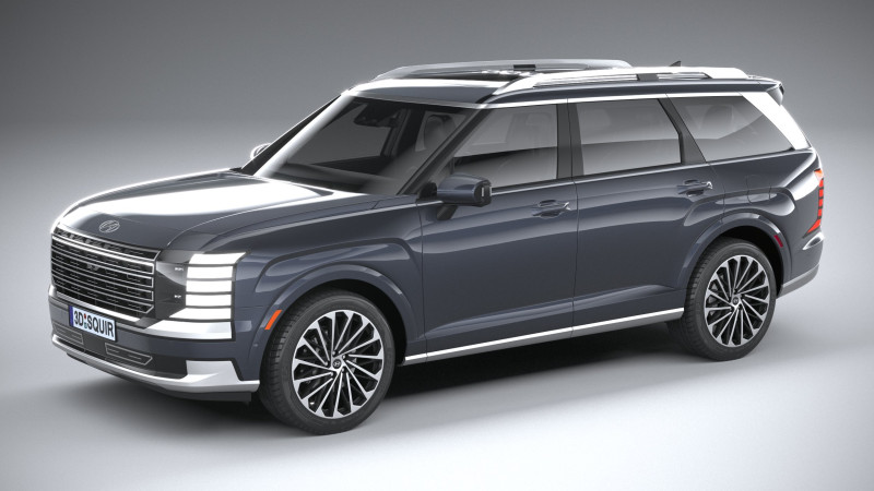 Hyundai Palisade 2026 Modèle 3D .c4d .max .obj .3ds .fbx .stl .blend