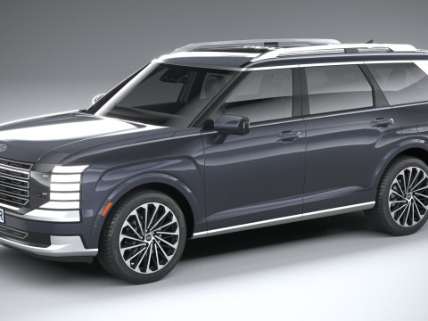 Hyundai Palisade 2026 3D Modell