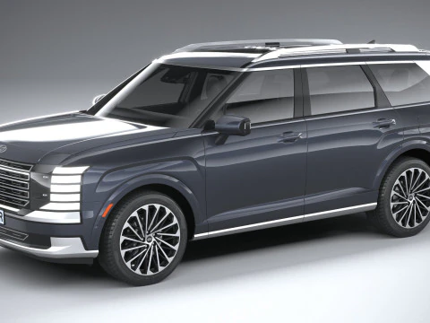 Hyundai Palisade 2026 3D Model