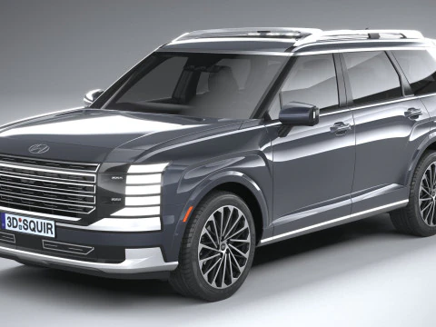 Hyundai Palisade 2026 3D Model