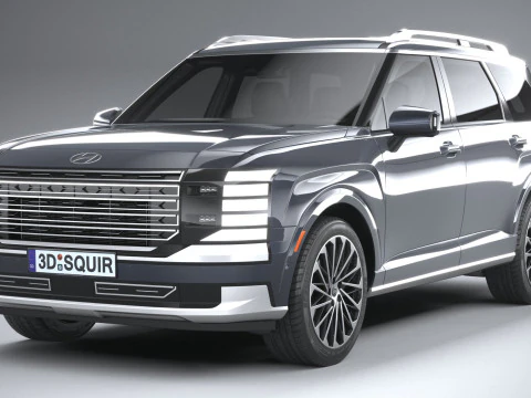 Hyundai Palisade 2026 3D Model