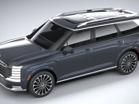 Hyundai Palisade 2026 3D Model