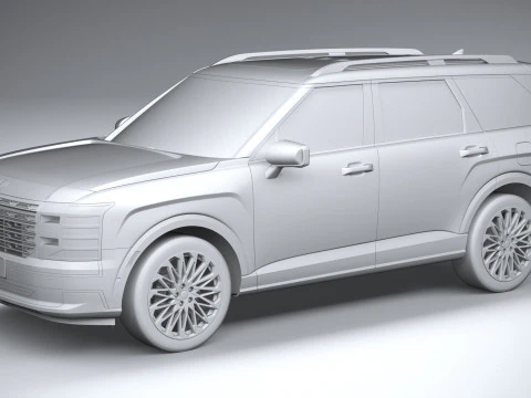Hyundai Palisade 2026 3D Model