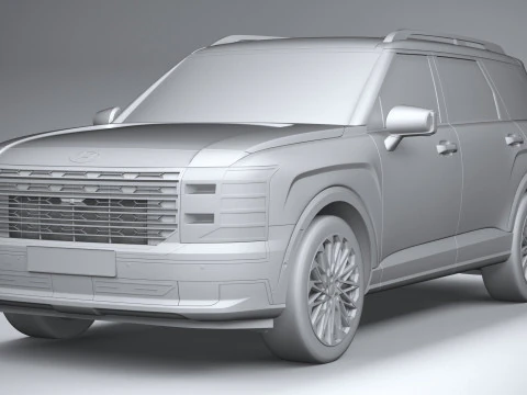Hyundai Palisade 2026 3D Model