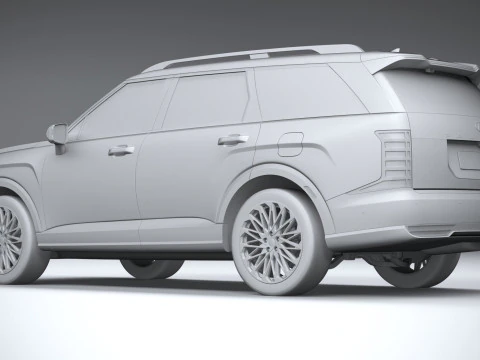Hyundai Palisade 2026 3D Model
