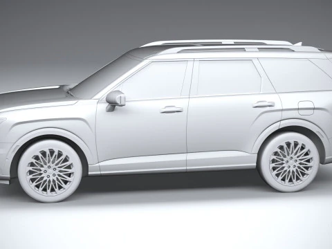 Hyundai Palisade 2026 3D Model