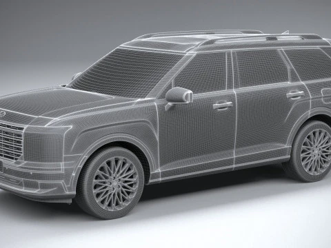 Hyundai Palisade 2026 3D Model