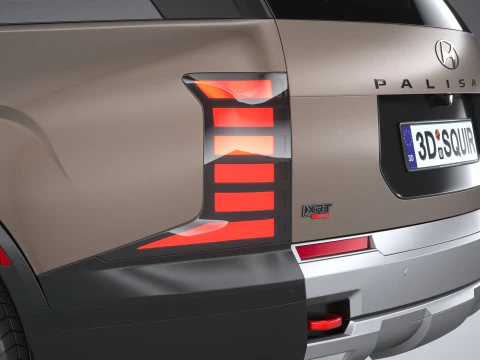 Hyundai Palisade XRT Pro 2026 3D Model