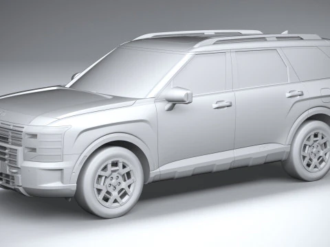 Hyundai Palisade XRT Pro 2026 3D Model