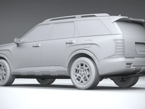 Hyundai Palisade XRT Pro 2026 3D Model