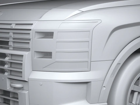 Hyundai Palisade XRT Pro 2026 3D Model