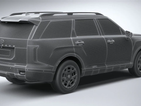 Hyundai Palisade XRT Pro 2026 3D Model