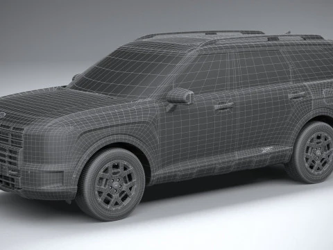 Hyundai Palisade XRT Pro 2026 3D Model