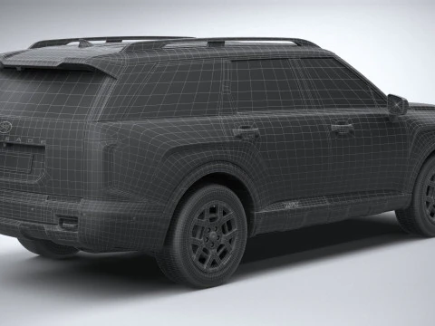 Hyundai Palisade XRT Pro 2026 3D Model