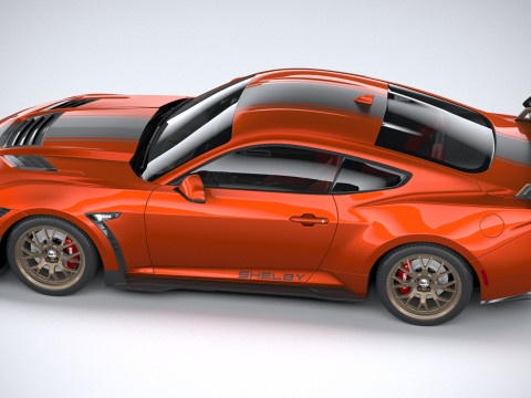 Shelby S650 Super Snake 2026 3D 모델