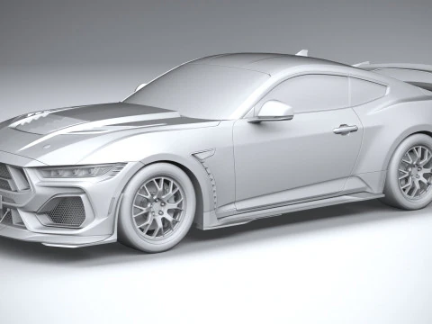 Shelby S650 Super Snake 2026 3D Model
